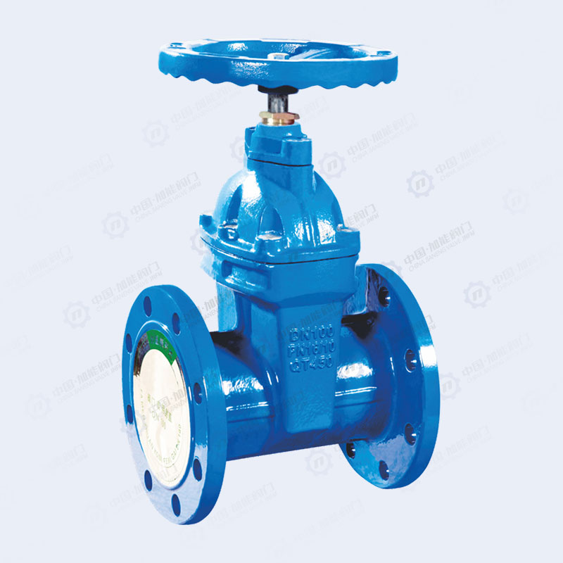 Non rising stem soft sealing flange gate valve