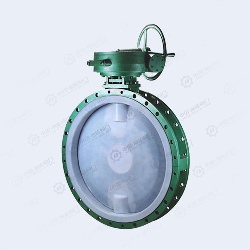 Fluorine lined flange butterfly valve