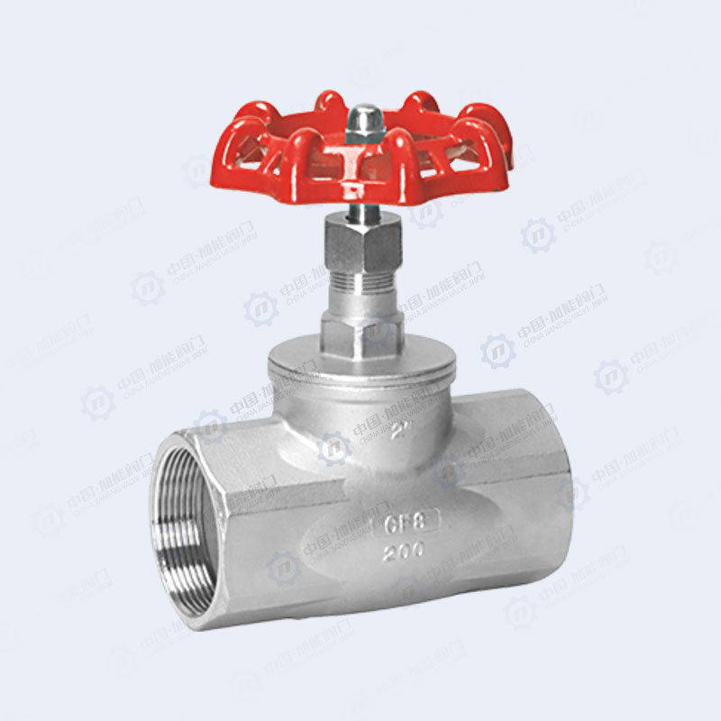 Screw thread global valve