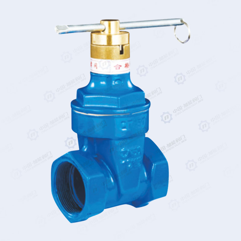 Magnetic locking threaded gate valve